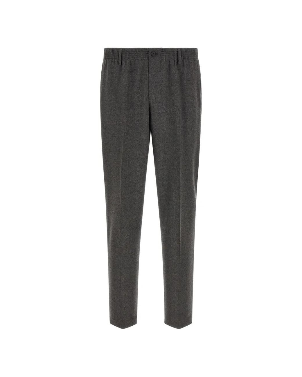 Cellar Door Gray Ciak Tapered Tailored Trousers for men