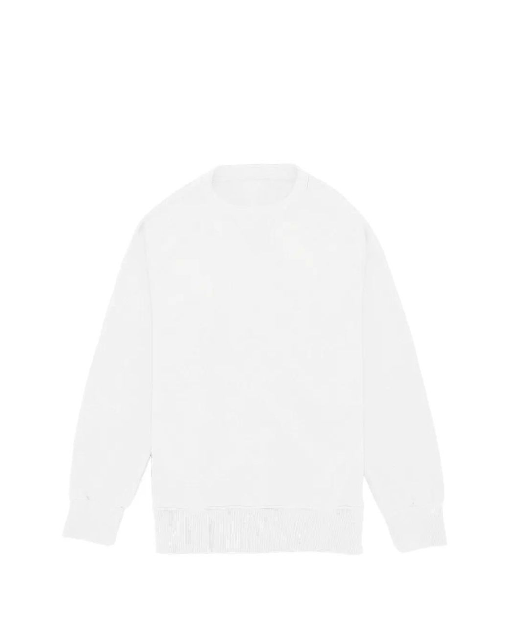 Fortela White Harvard Crew-Neck Sweatshirt for men