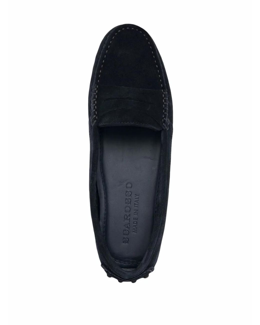 Scarosso Blue Ashley Suede Loafers