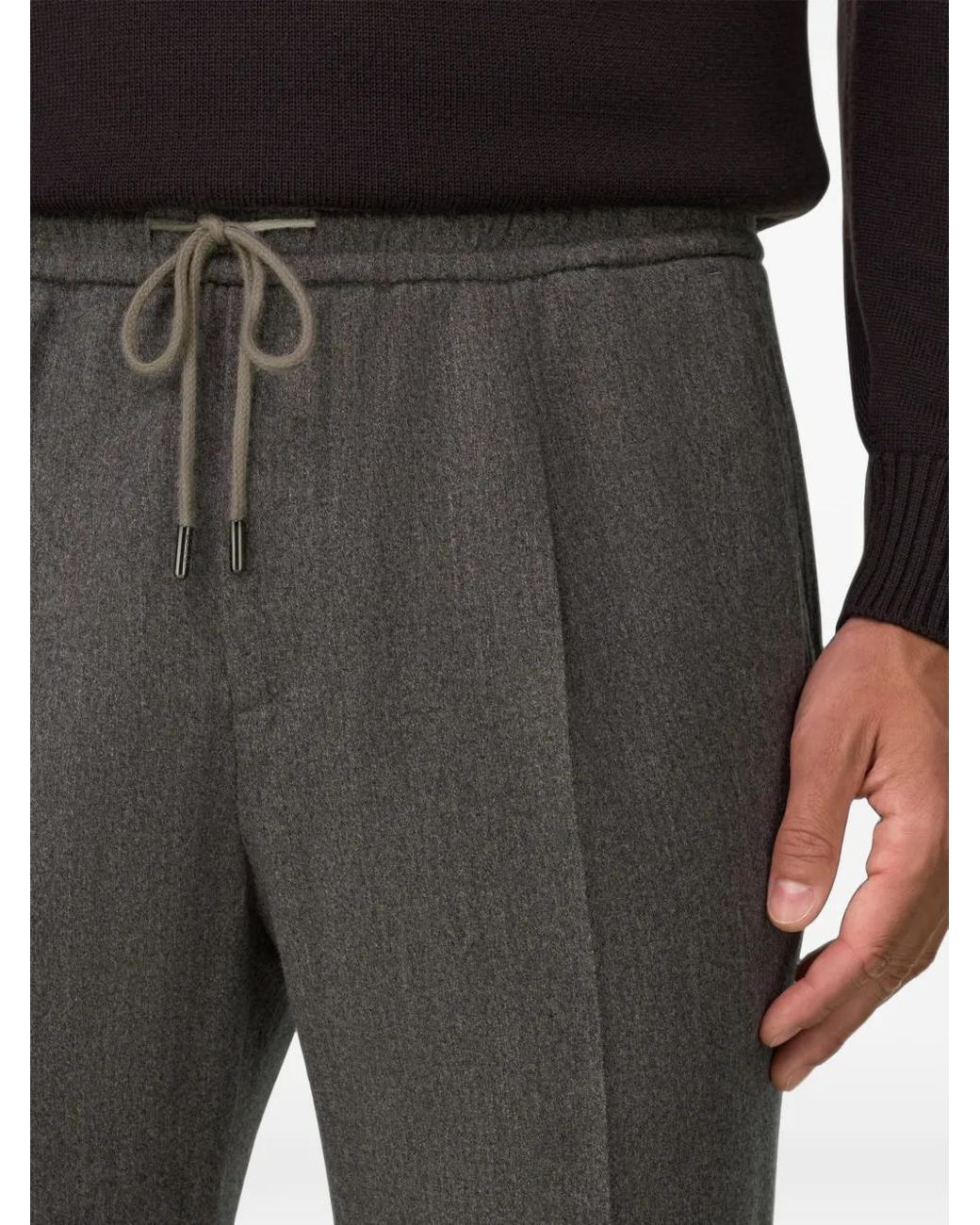 Boggi Gray City Trousers for men