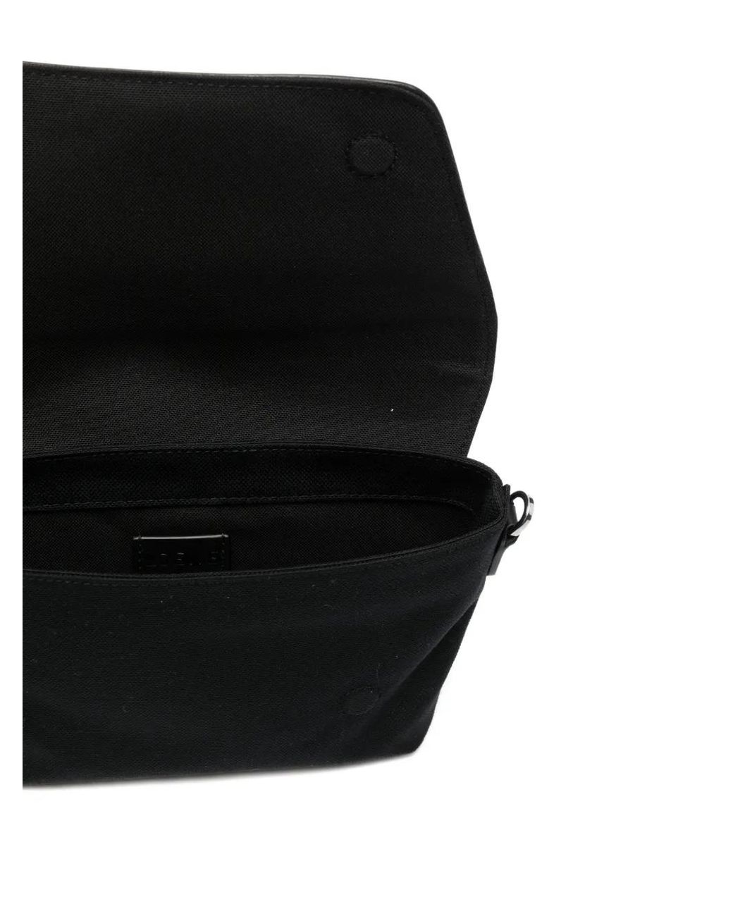 Loewe Black Mini Flex Messenger Bag for men