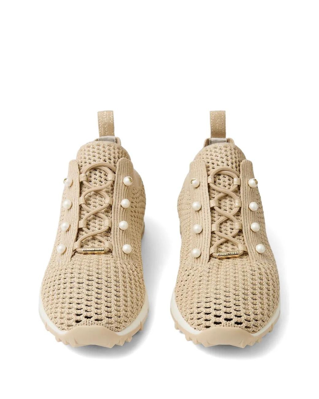 Jimmy Choo White Veles Sneakers