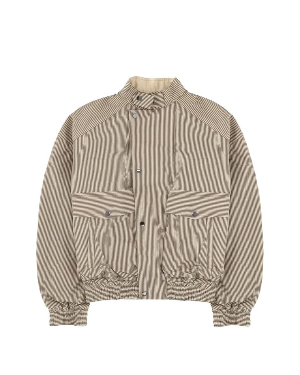 Isabel Marant Natural Vertical-Stripe Short Jacket for men