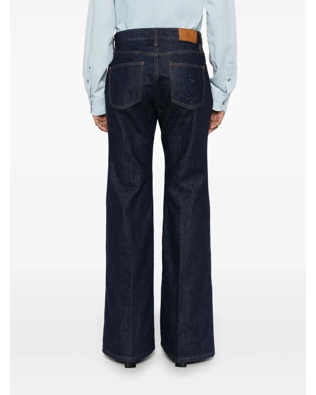 Ralph Lauren Flared Jeans in het Blue