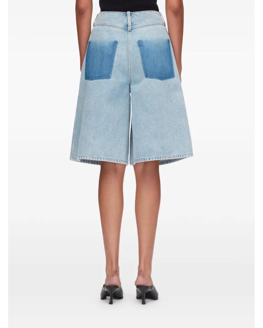 Short Plissé À Design Patchwork 3.1 Phillip Lim en coloris Blue