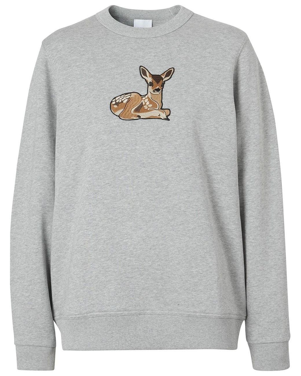 burberry deer sweater