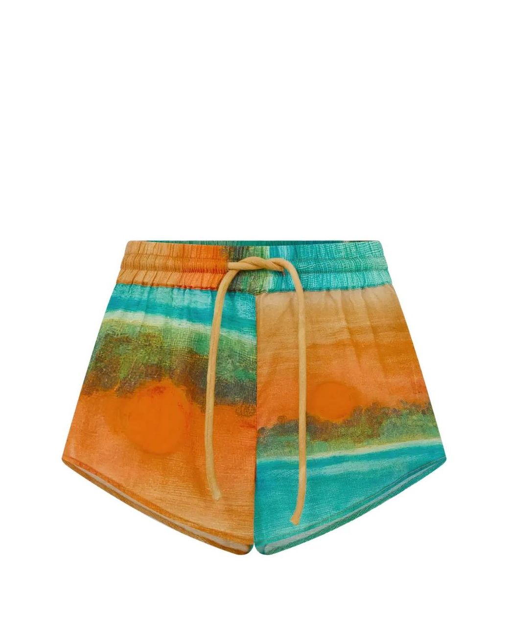 Donde Esteban White Formentera Cotton-Voile Shorts