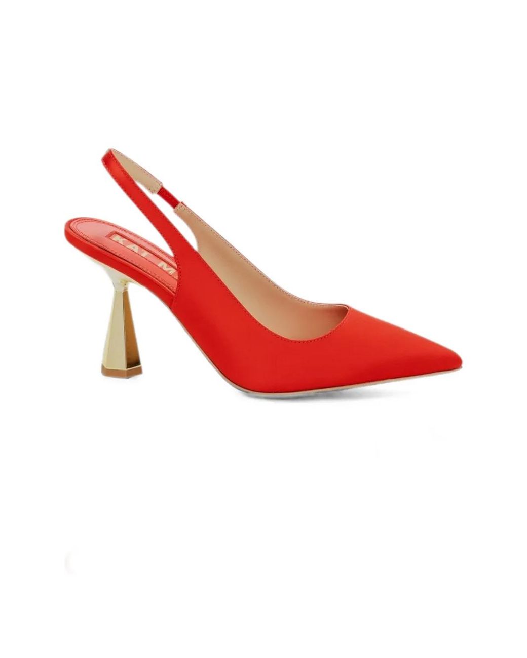 Kat Maconie Red Escarpins Pointus À Bride Arrière Diana