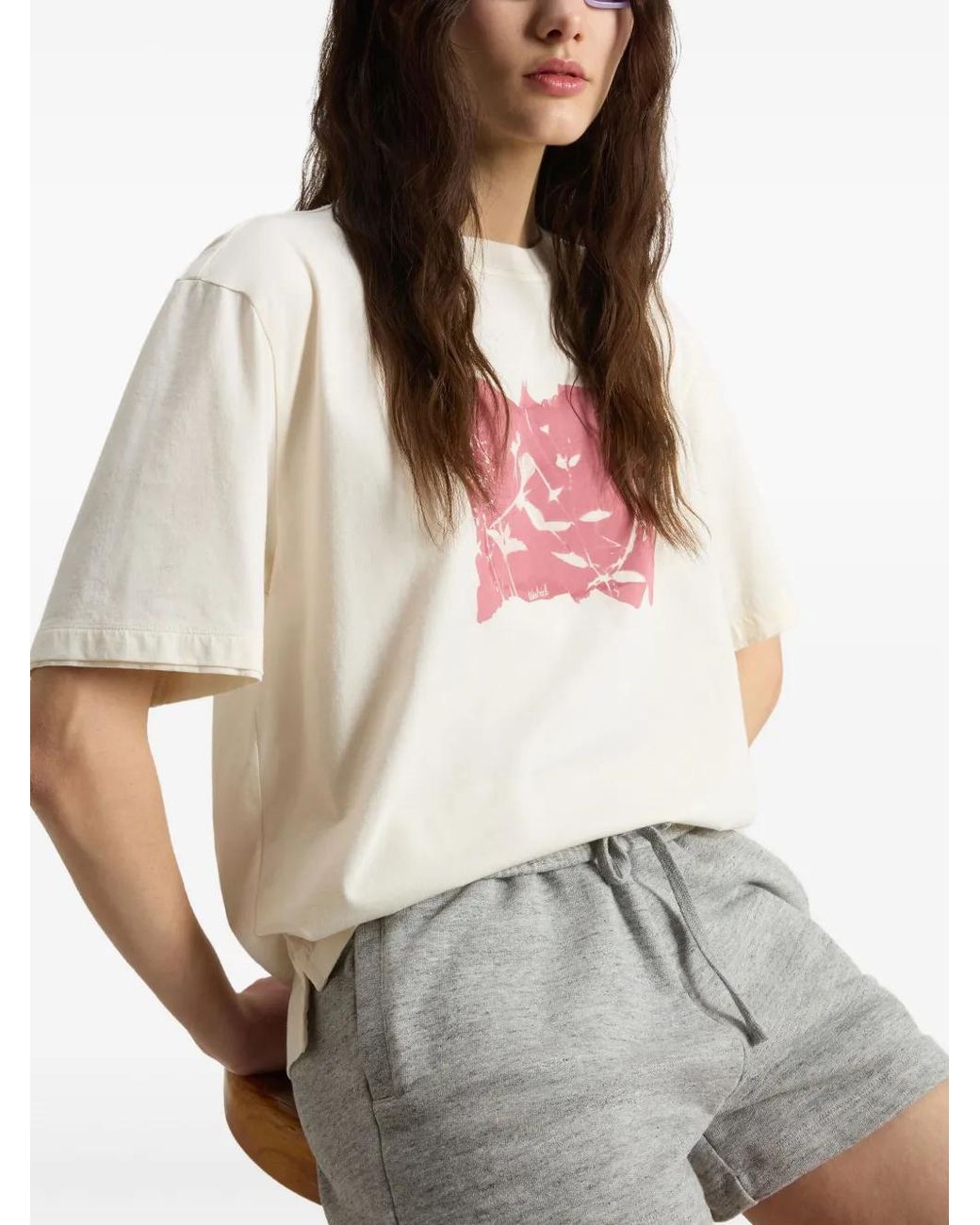 Woolrich White Graphic-Print T-Shirt