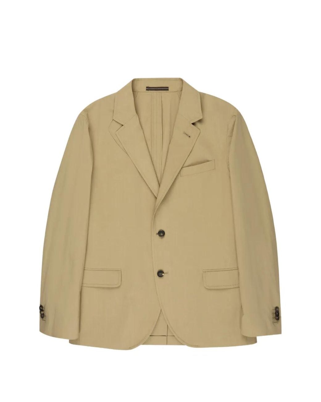 Incotex Natural Throat-Latch Blazer for men