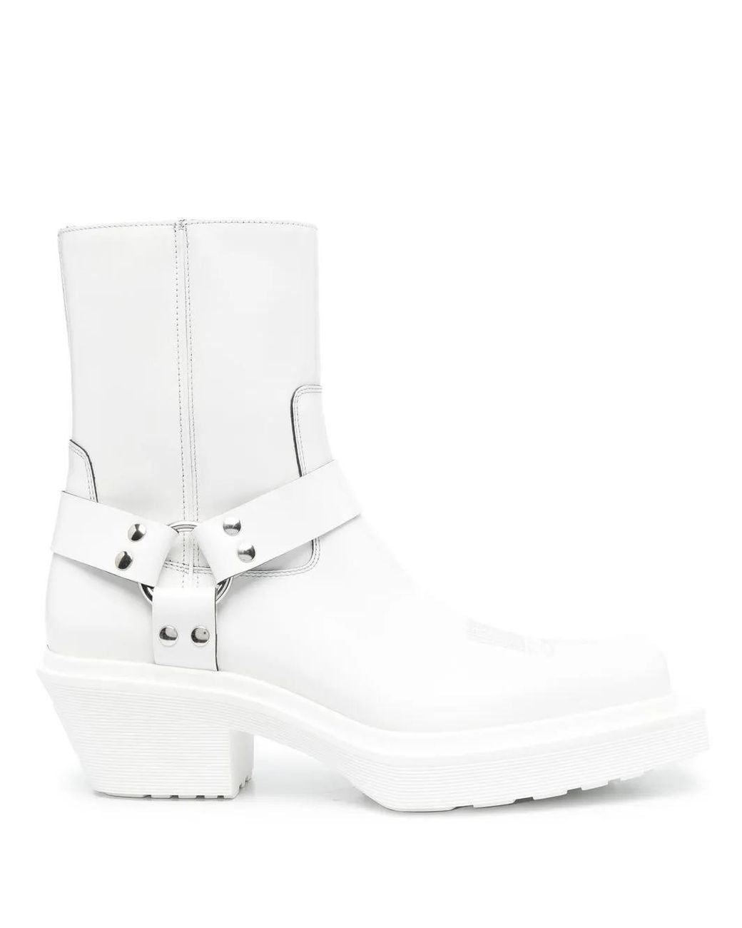 VTMNTS White Strap-Detail 70Mm Boots for men