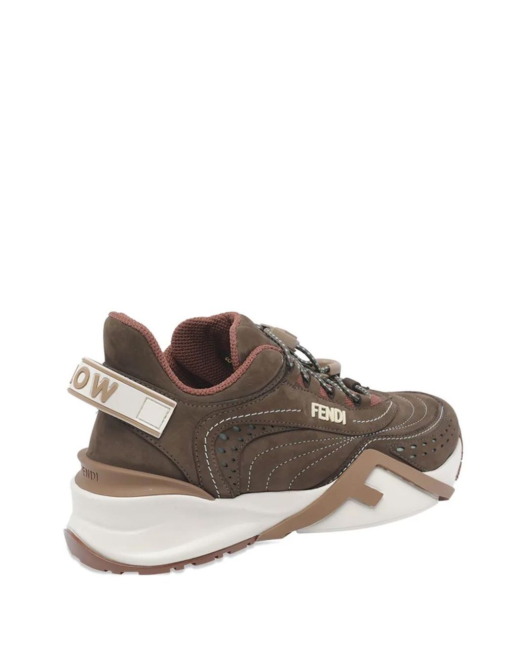Fendi Brown Flow Low Tops