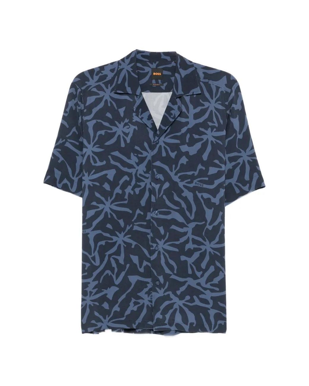 Chemise À Coupe Droite Et Imprimé Maxi Boss pour homme en coloris Blue