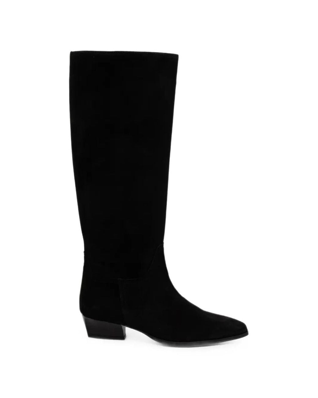 Gant Black Suede Knee-High Boots