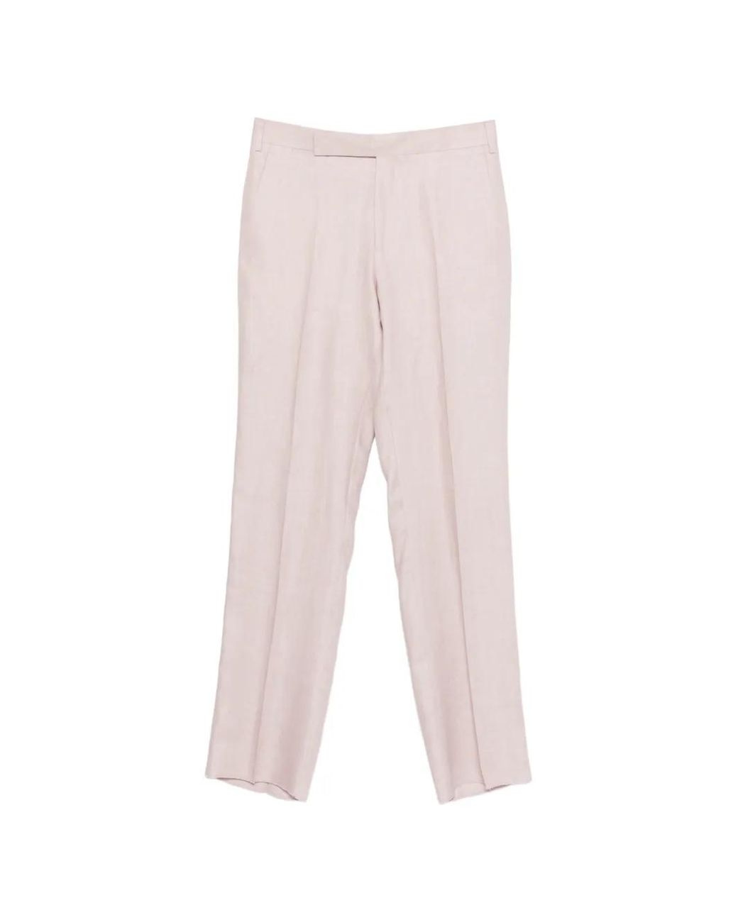 Lardini White Pocket Trousers for men