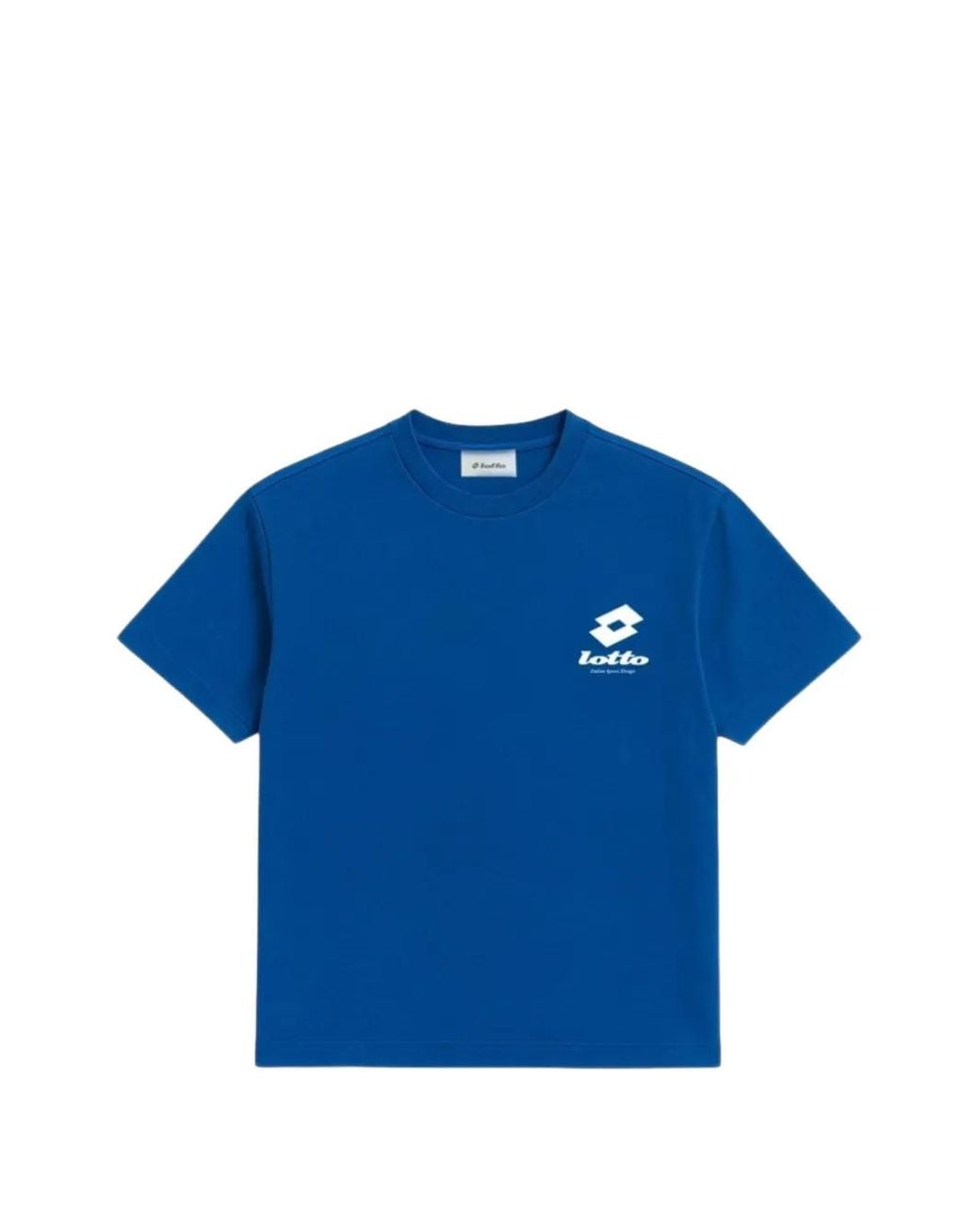 Lotto Leggenda Blue Invitational Logo-Print T-Shirt for men