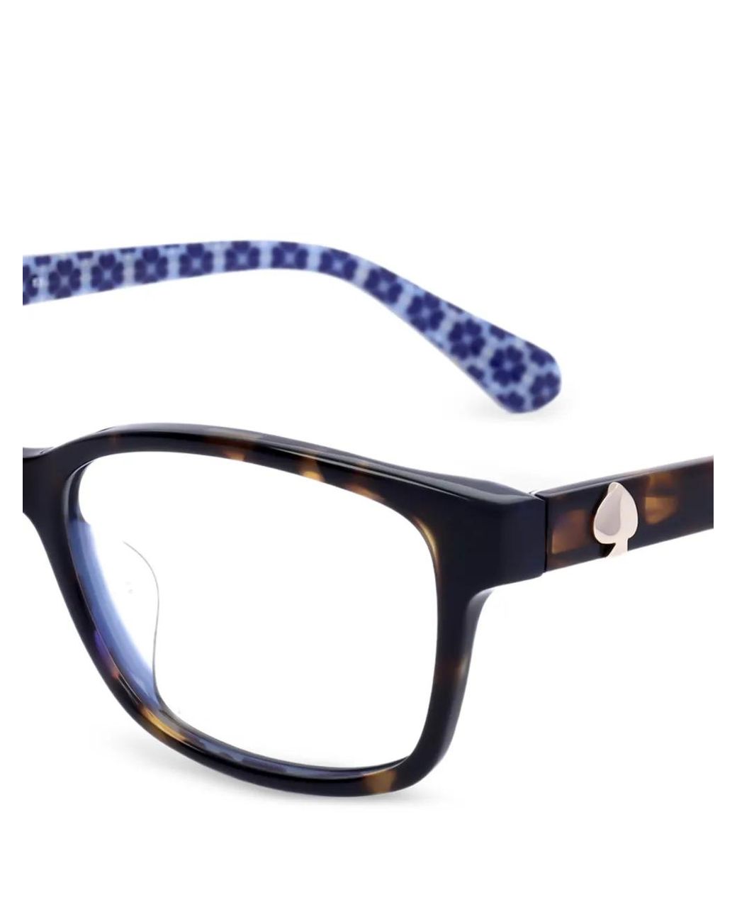 Kate Spade White Lunettes De Vue Kariane À Effet Écaille De Tortue