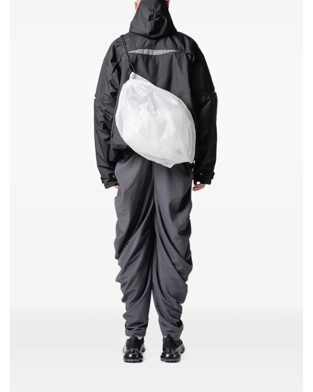Yoshio Kubo White L Stupa Logo-Print Backpack