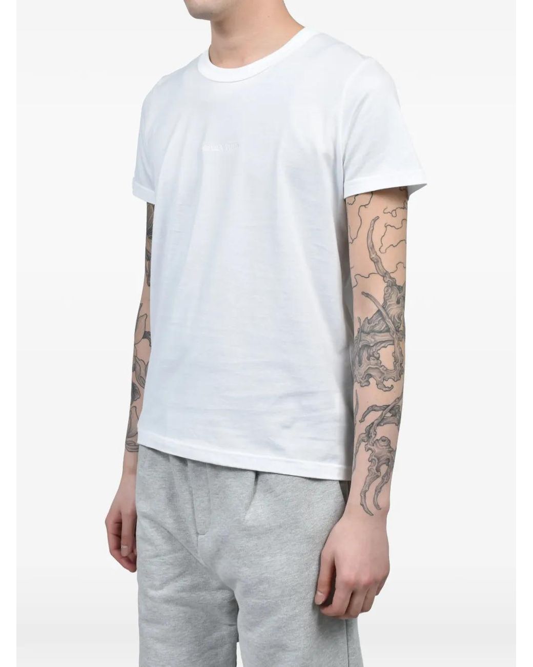 CEDARWOOD White Logo-Embroidered T-Shirt for men