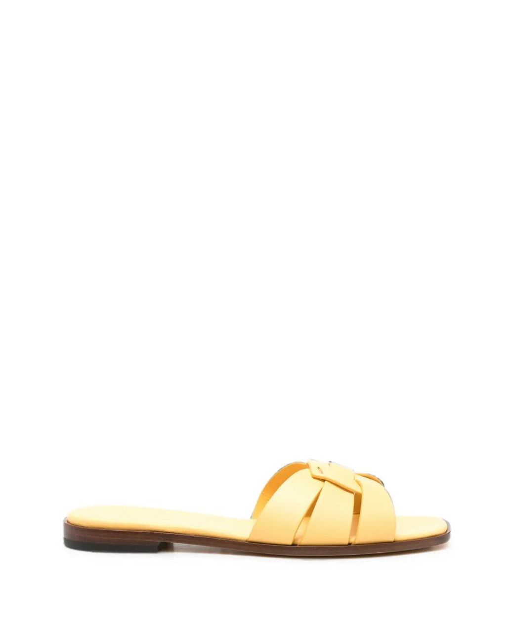 Doucal's Metallic Sandalen Mit Webmuster
