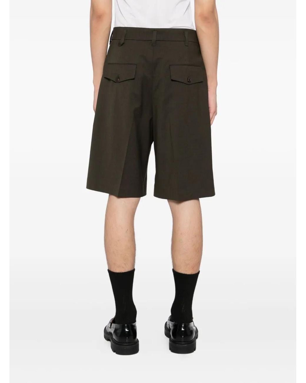 Jacquemus Black The Ovalu Shorts for men