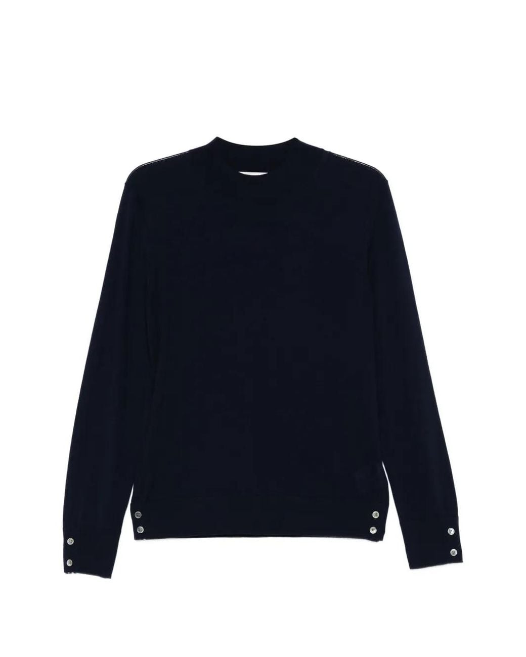 IVORY PARIS Blue Button-Detail Sweater for men