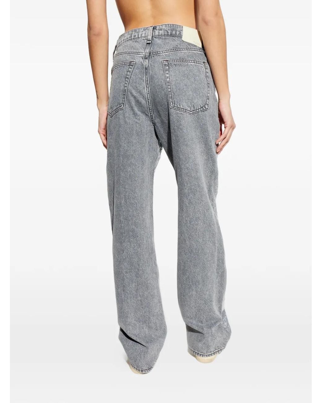 Vaqueros Con Parche Del Logo Rag & Bone de color Gray