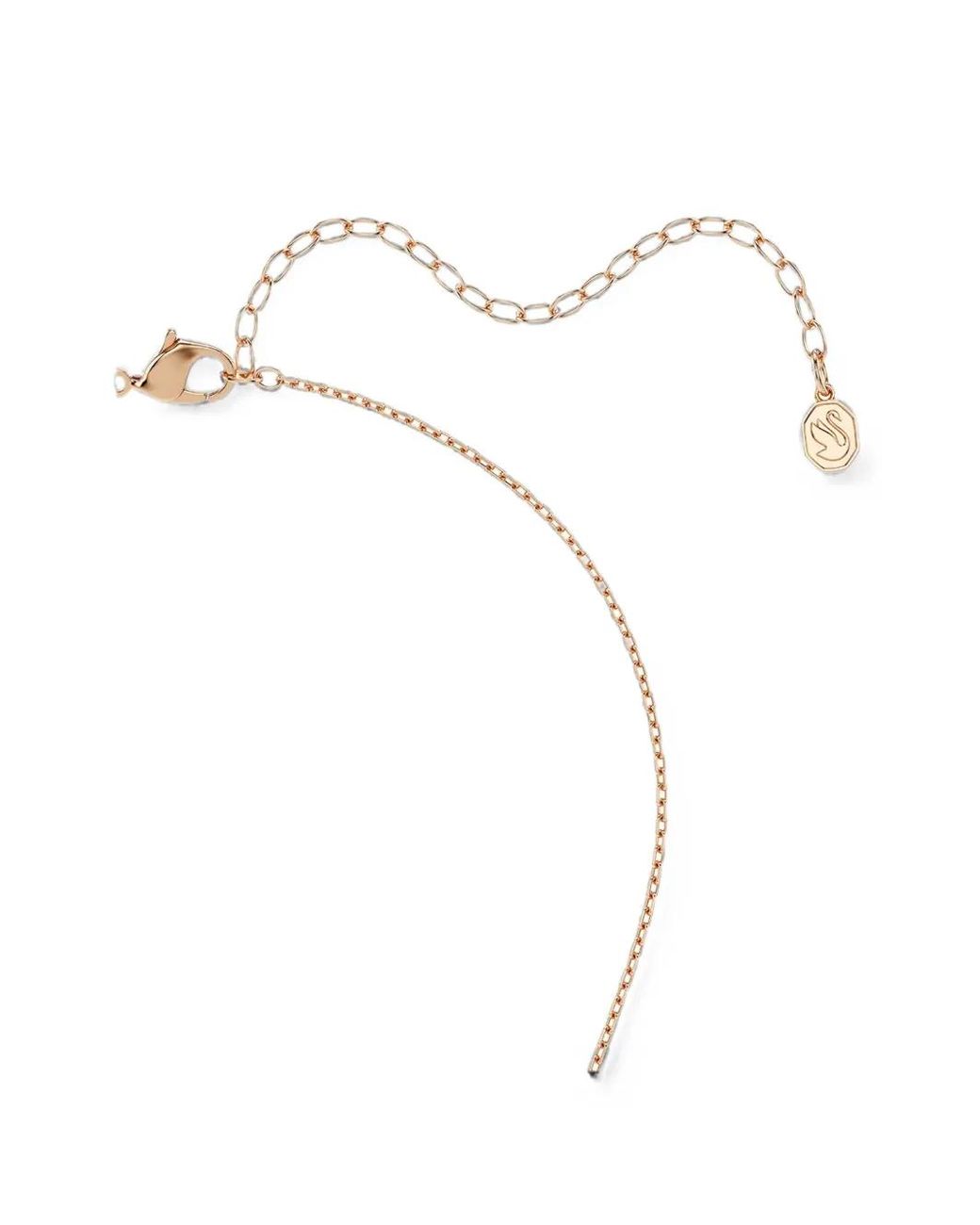 Swarovski White Wreath-Pendant Necklace