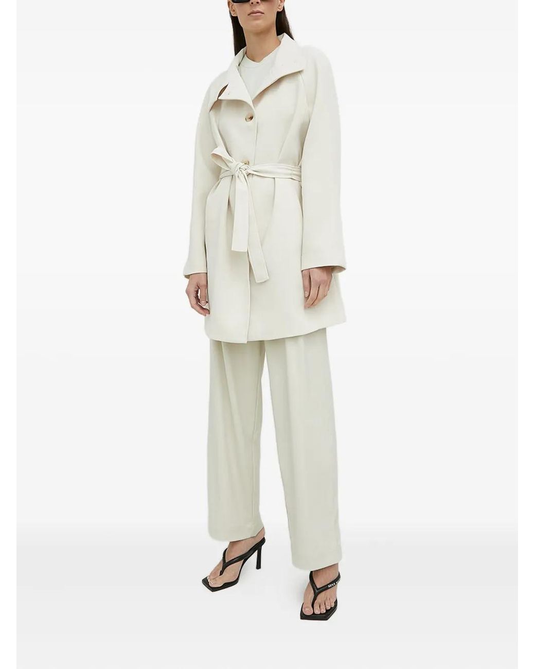 Samsøe & Samsøe Natural Pleated Trousers