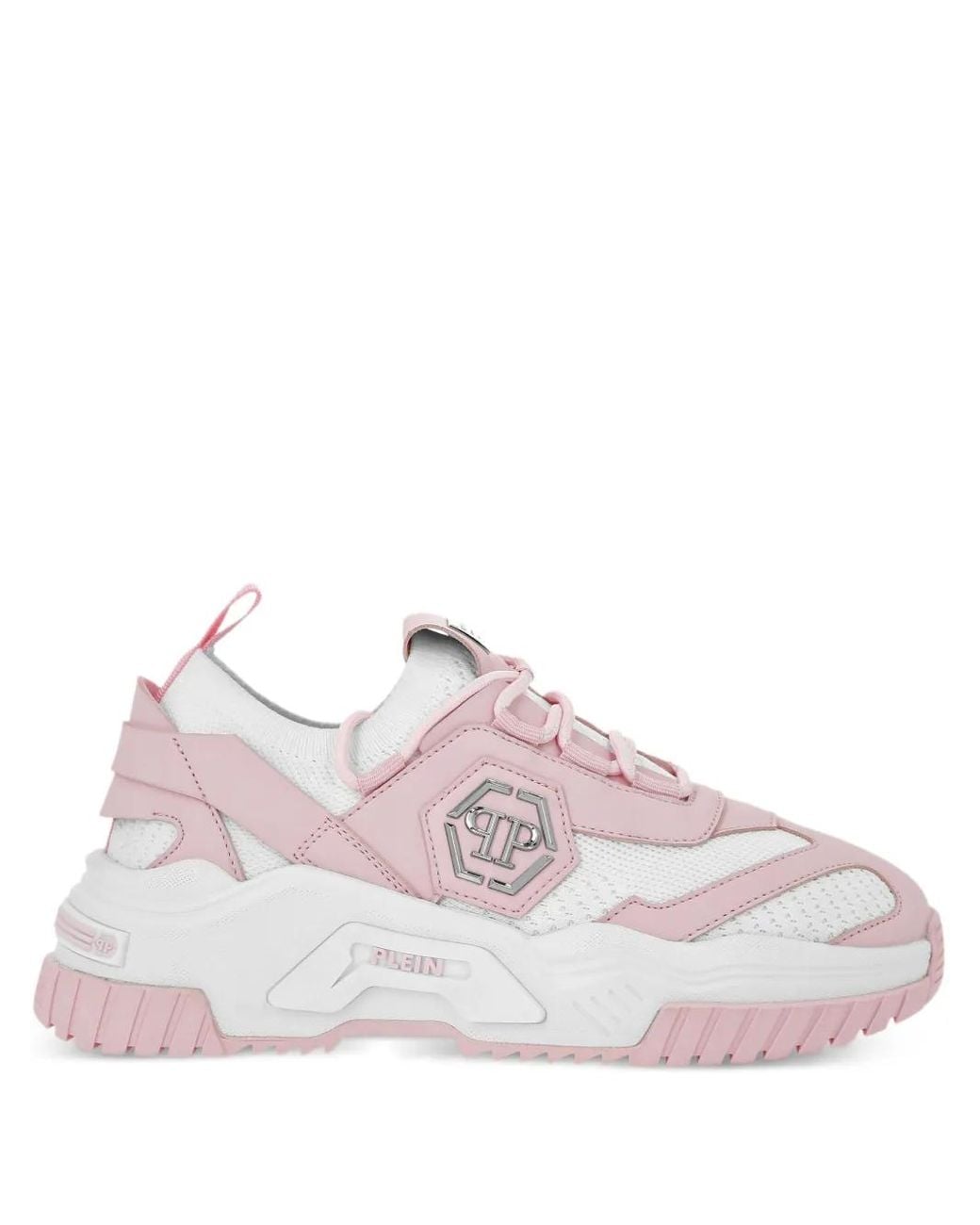 Philipp Plein Pink Predator Low-Top Sneakers