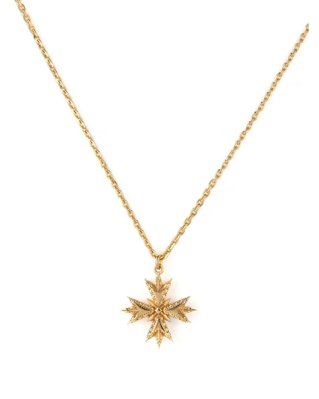 Emanuele Bicocchi Metallic Eb Crest Necklace