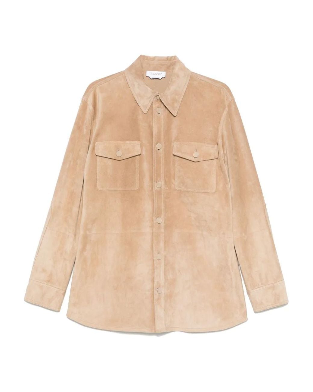 Gabriela Hearst Natural Leather Shirt for men