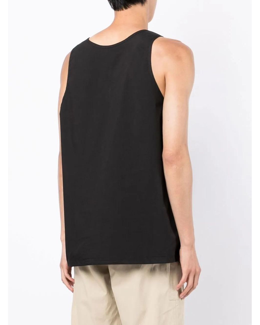 3.1 Phillip Lim Black Scoop-Neck Tank Top for men