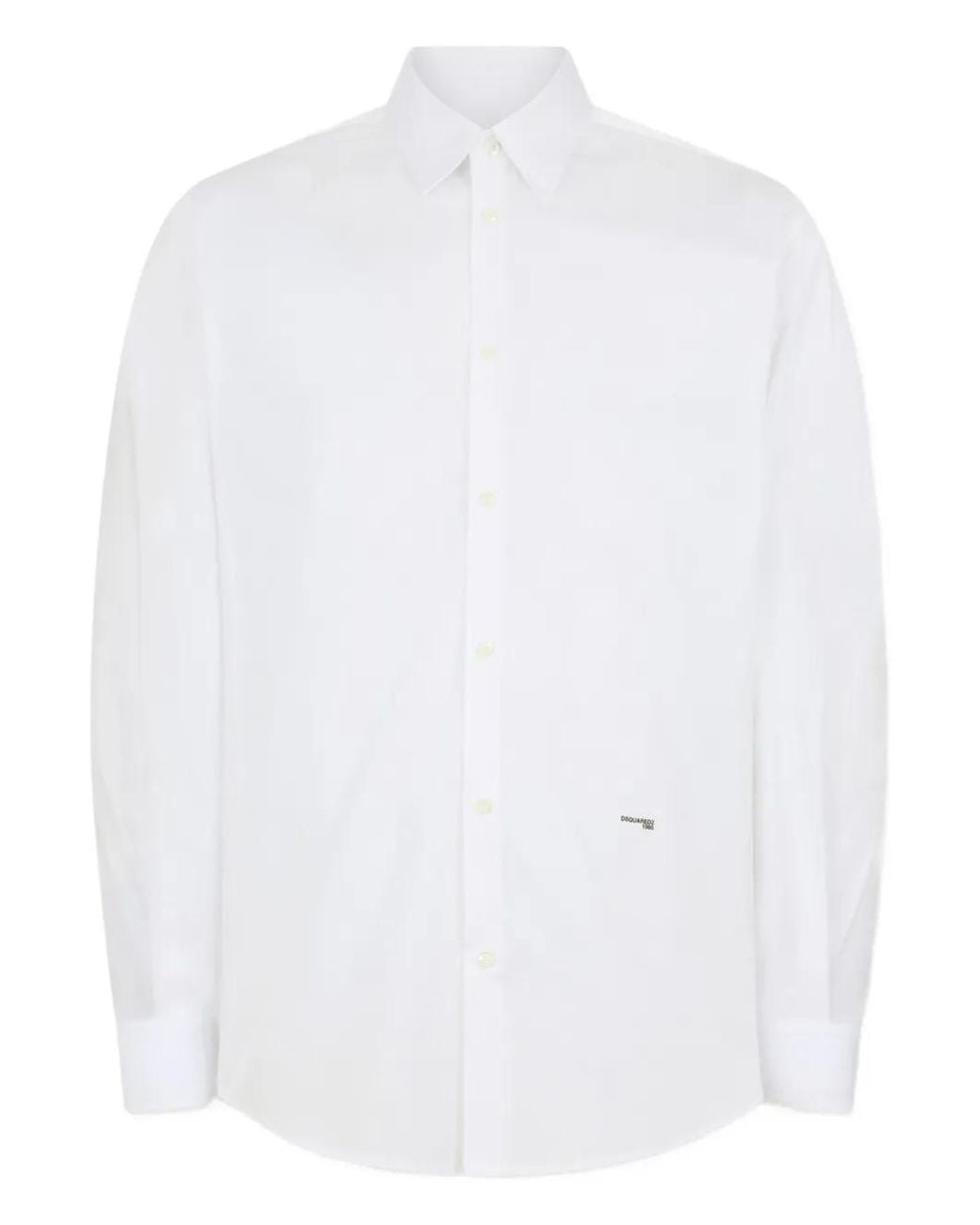 DSquared² Lockeres Dan Hemd in White für Herren
