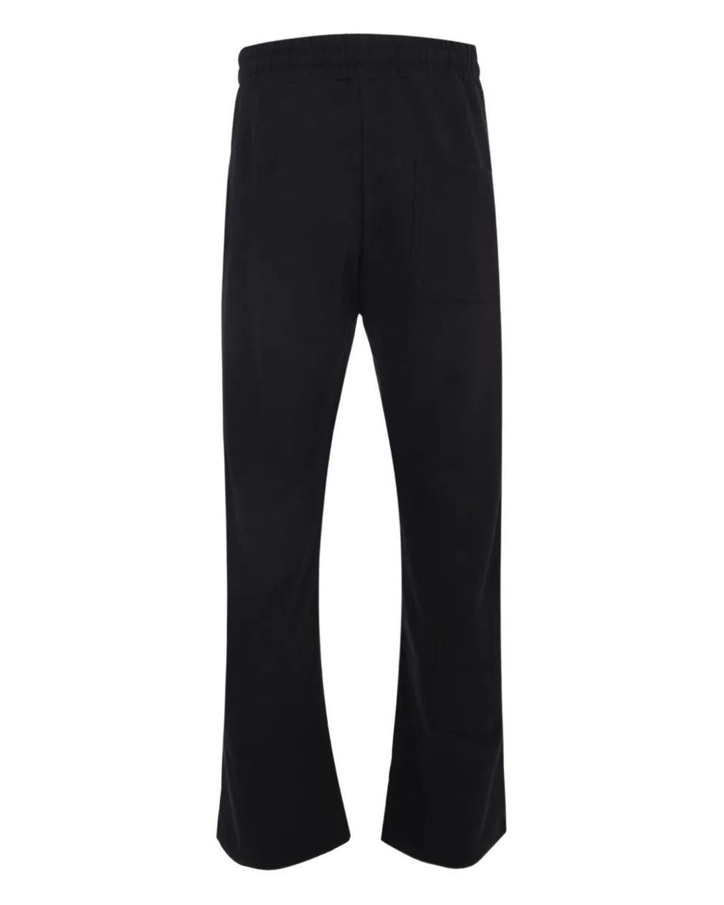 RETERNITY Black Logo-Detail Track Pants for men