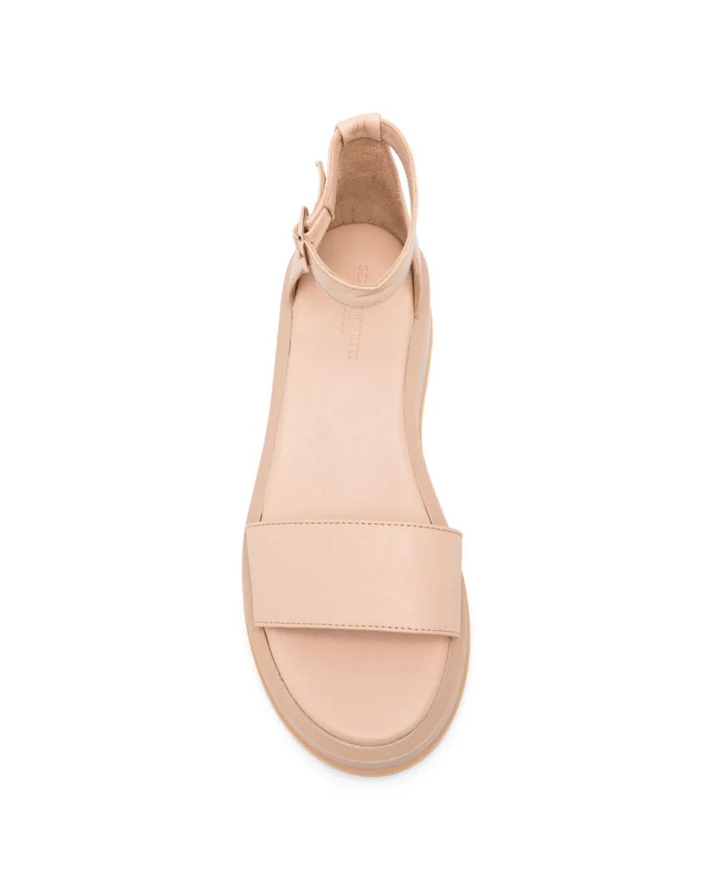 SERGIO MORETTI FIRENZE Pink Ankle-Strap Platform Sandals