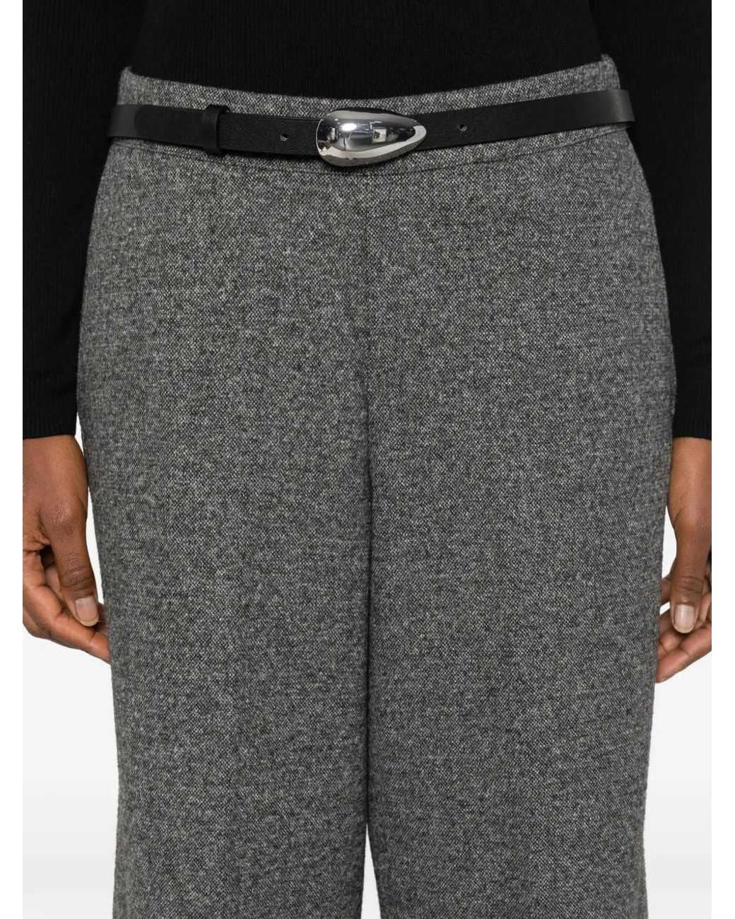 Marc O' Polo Gray Straight Trousers