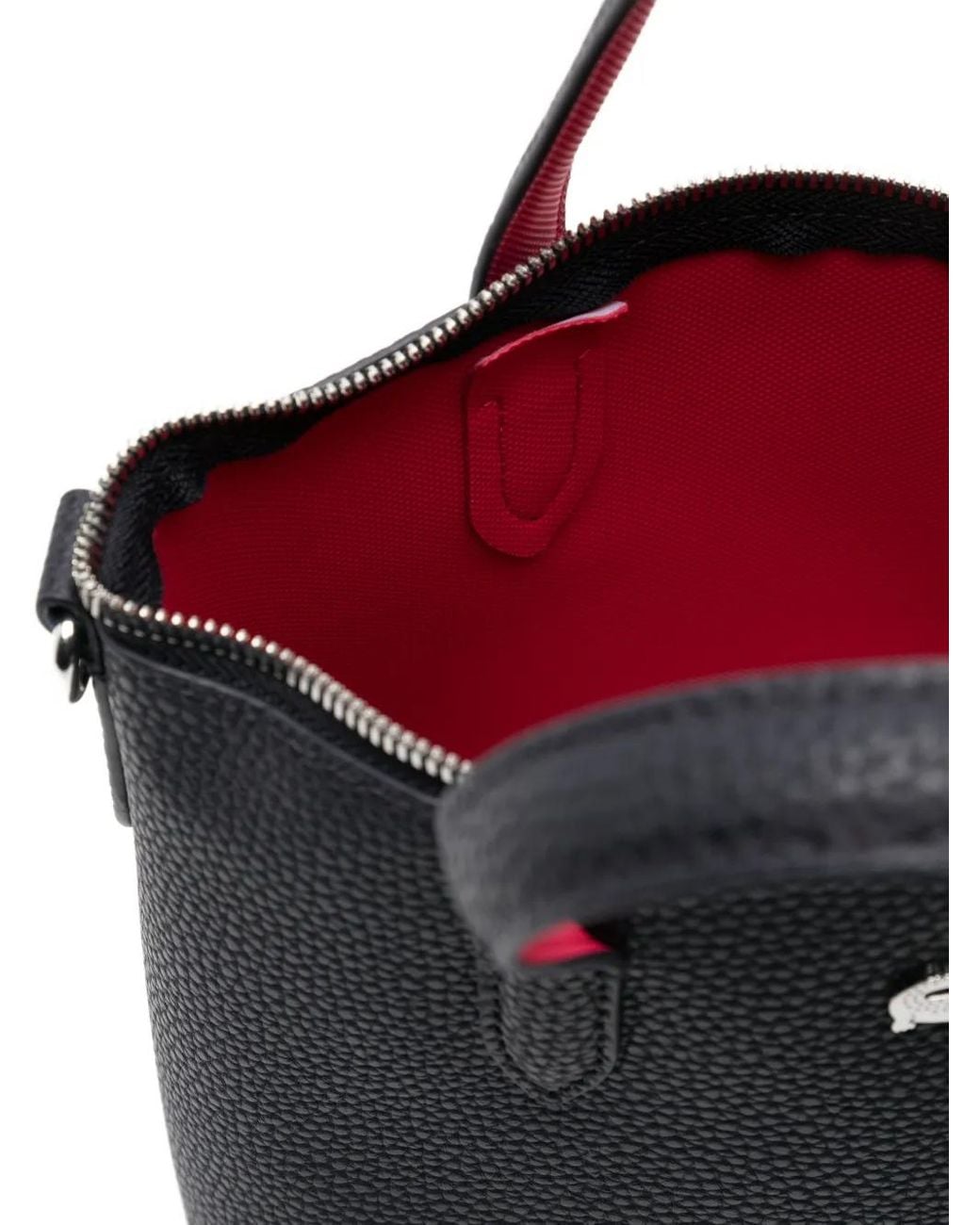 Lacoste Black Anna Vertical Tote Bag