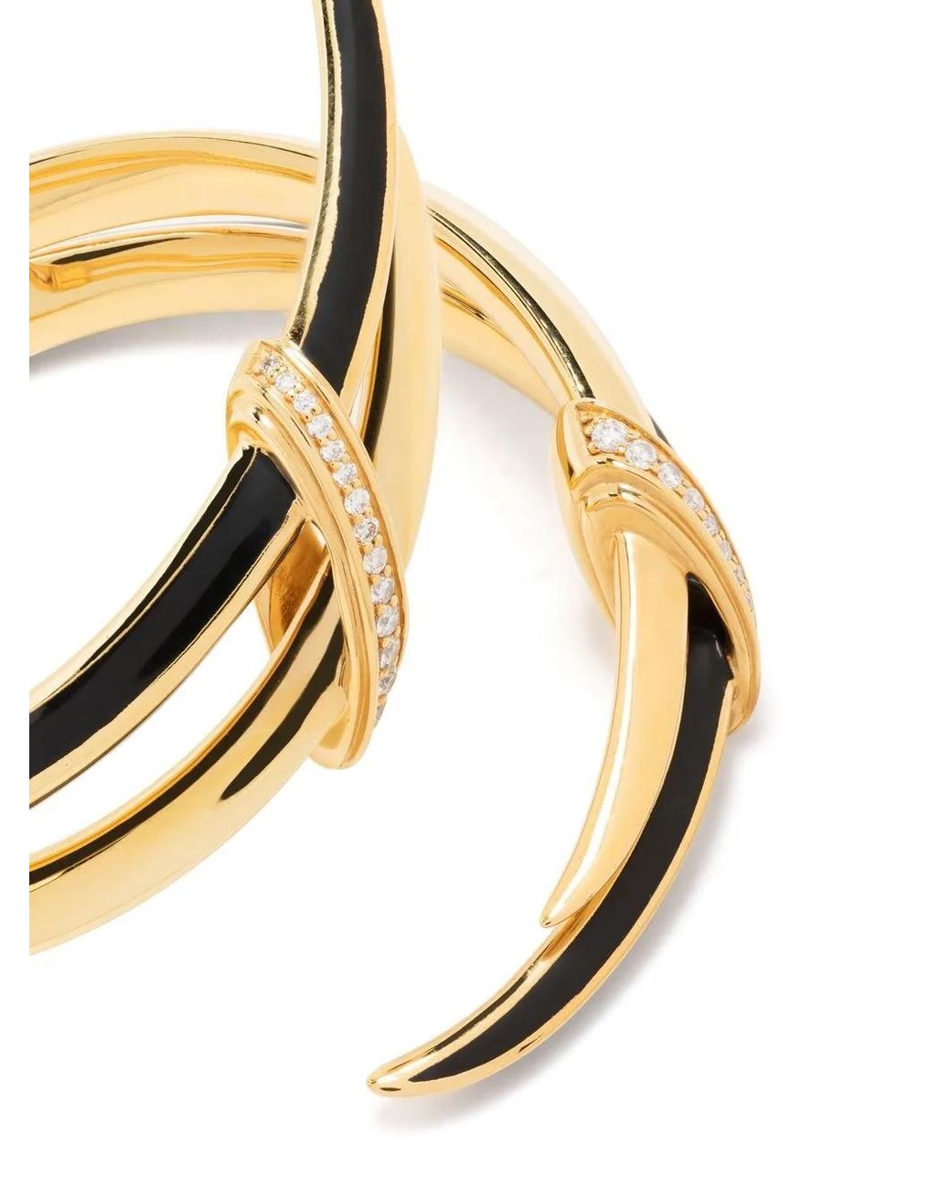 Shaun Leane Metallic Sabre Deco Statement Diamond Bracelet