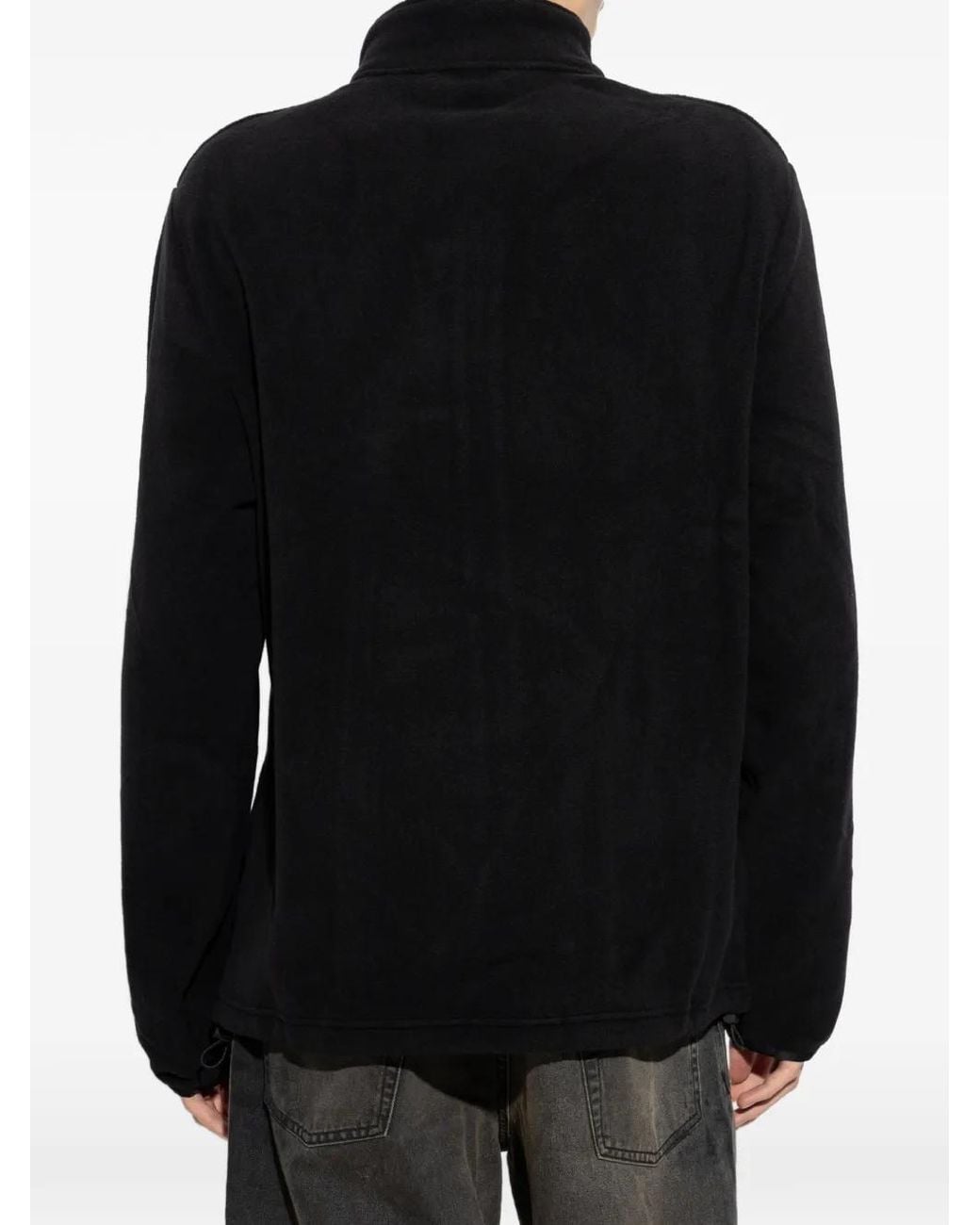 Canada Goose Black Loma Logo-Patch Sweater for men