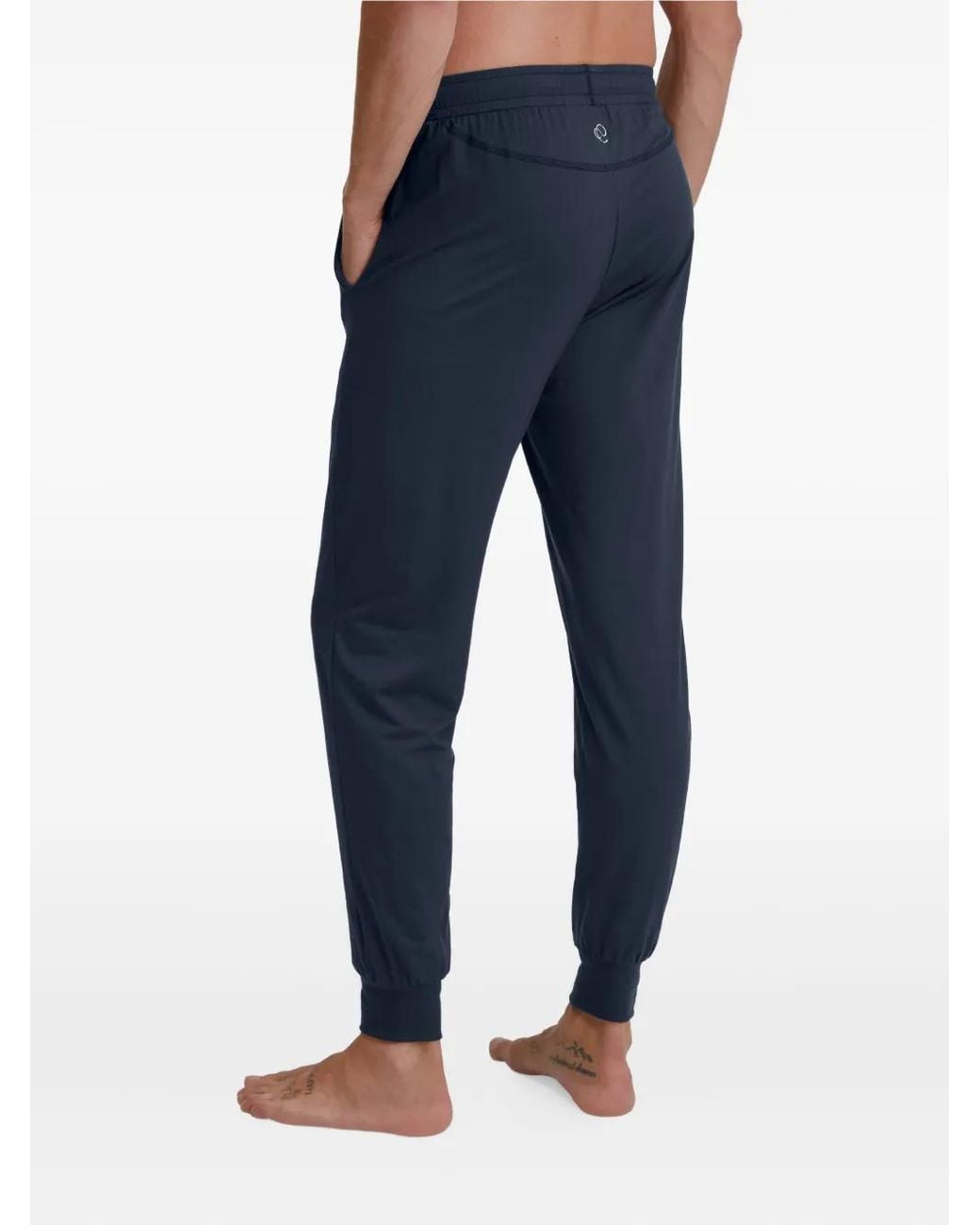 Calida Blue Drawstring Track Pants for men