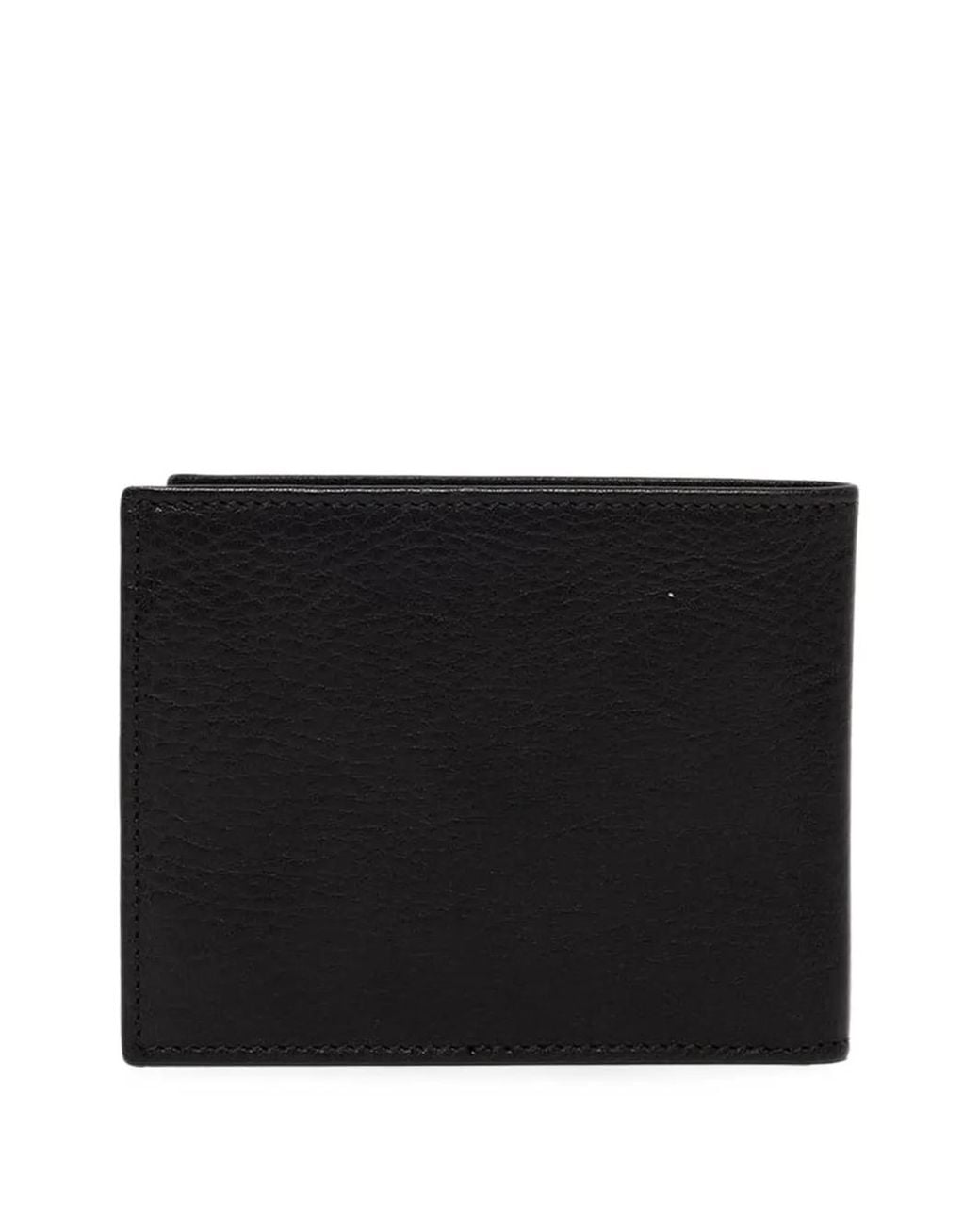 Orciani Black Lagoon Embossed Billfold Wallet for men