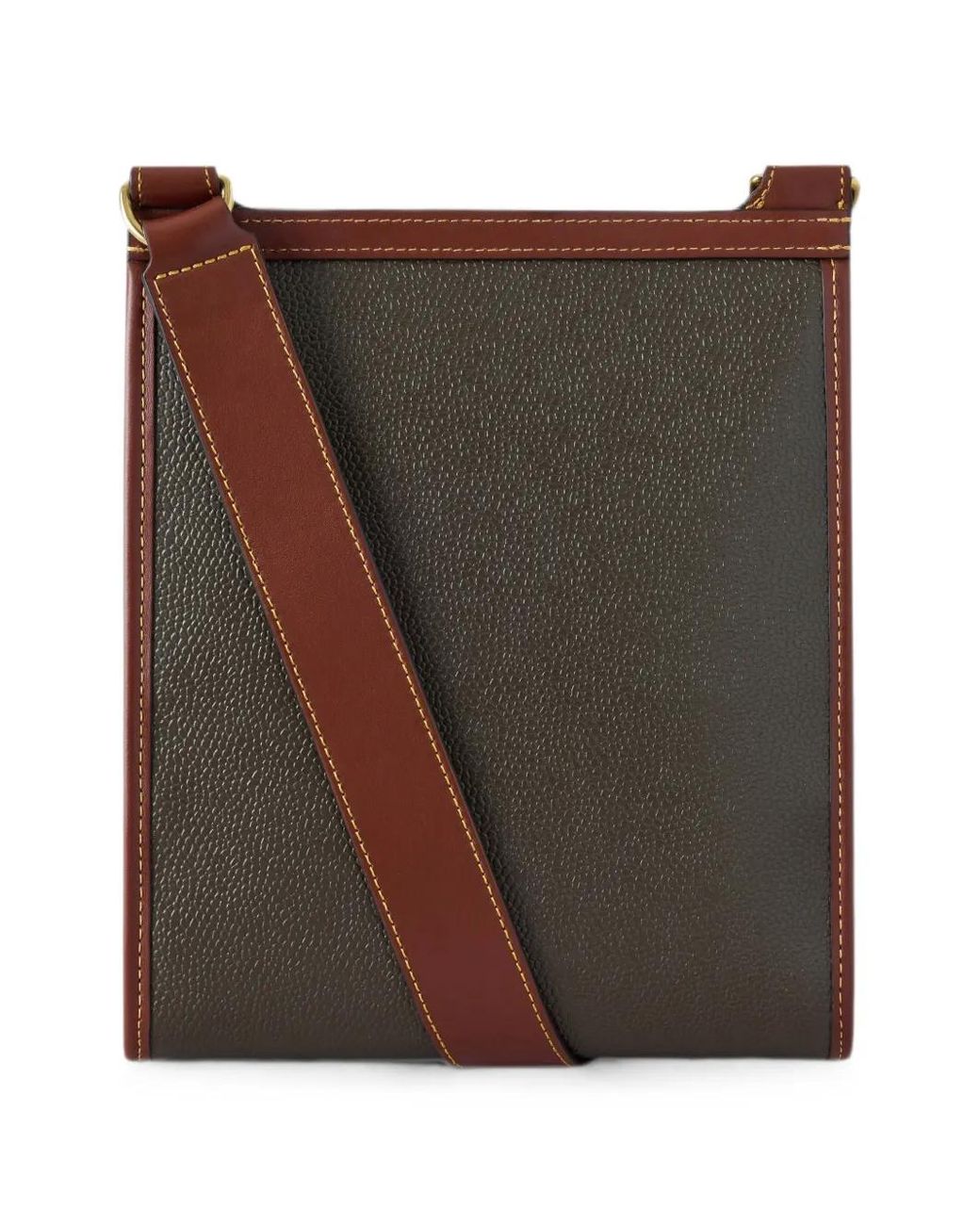 Mulberry Brown Antony Grained-Texture Messenger Bag