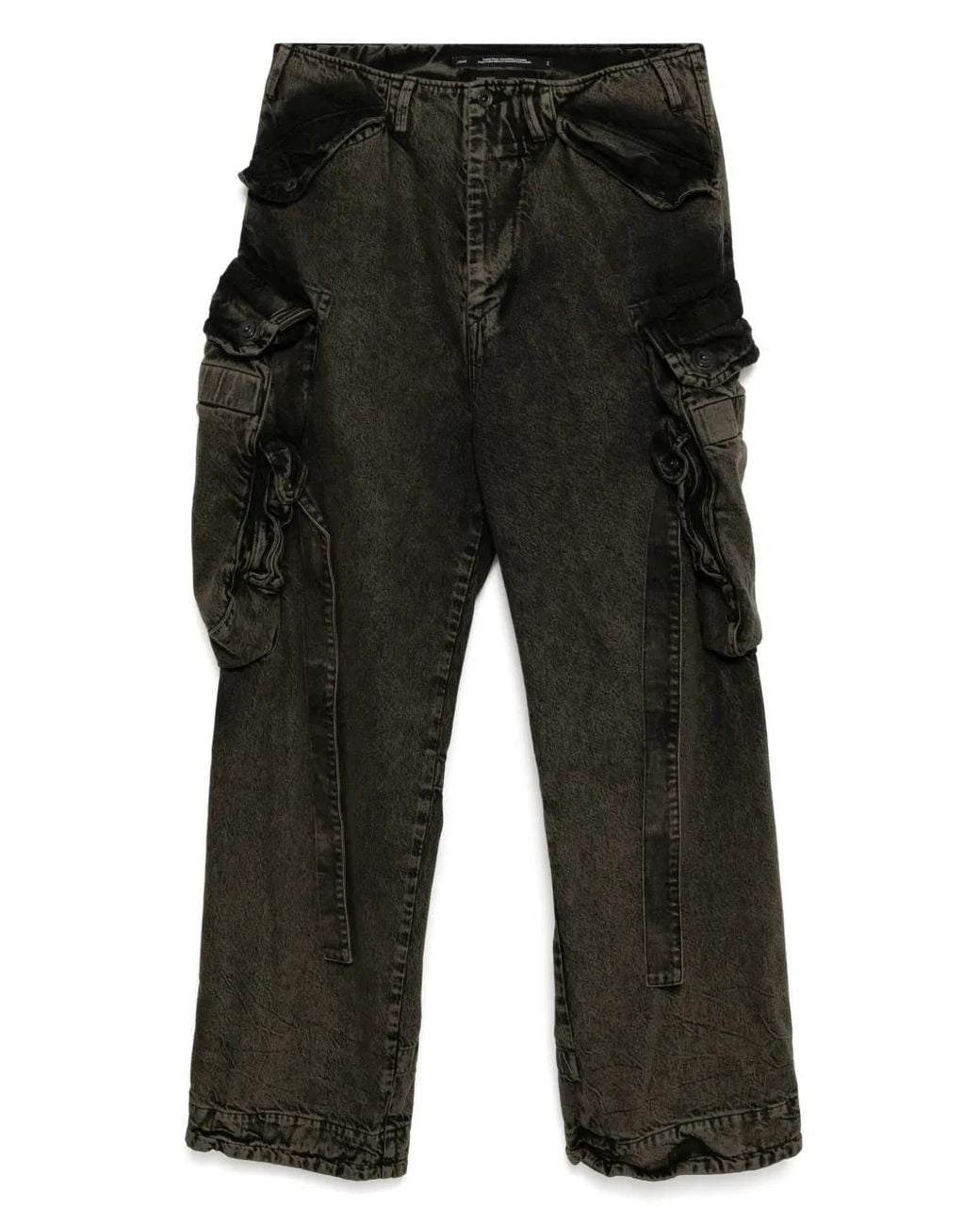 Cargo Gasmask di Julius in Black da Uomo