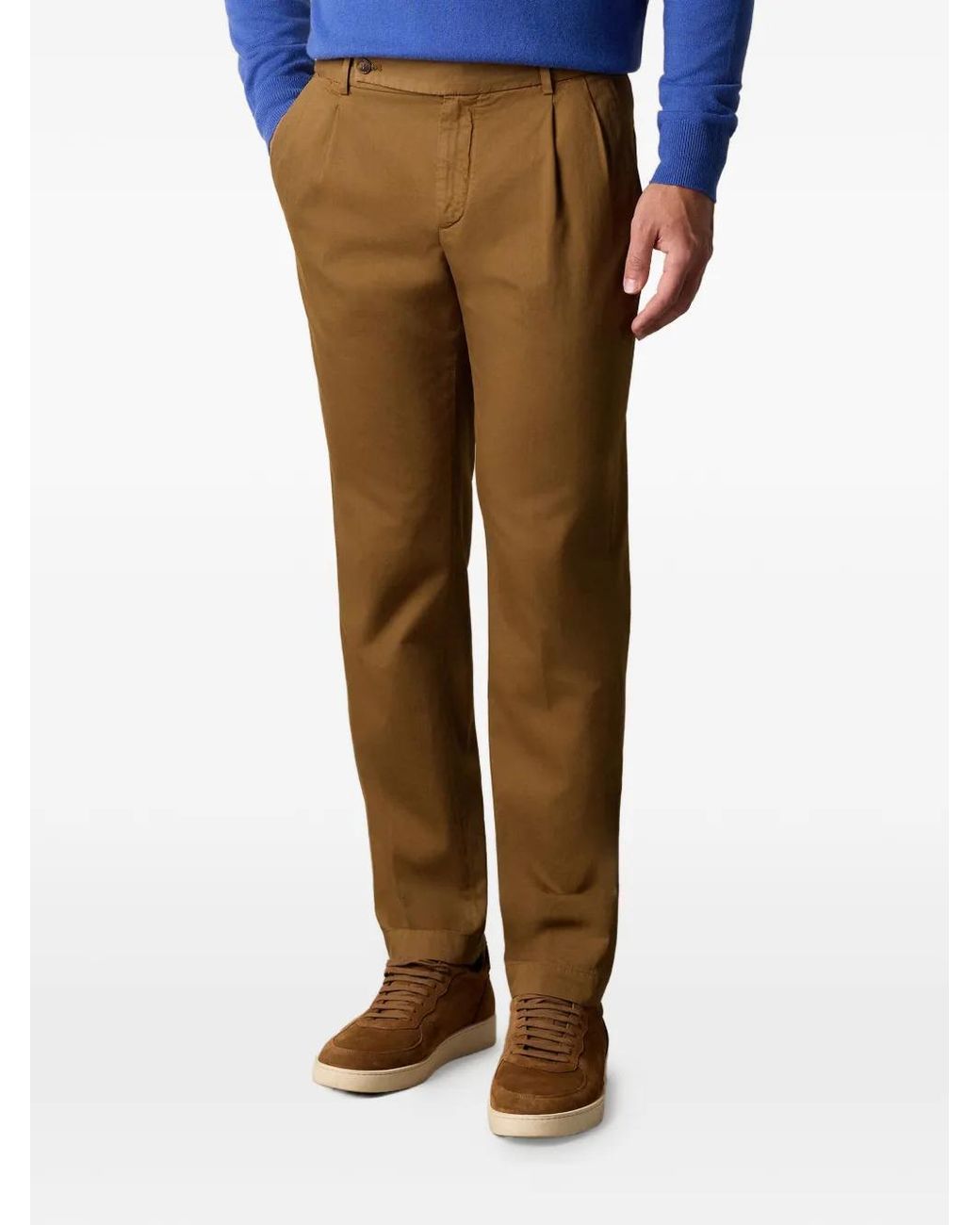 Brooks Brothers Natural Cotton Trousers for men