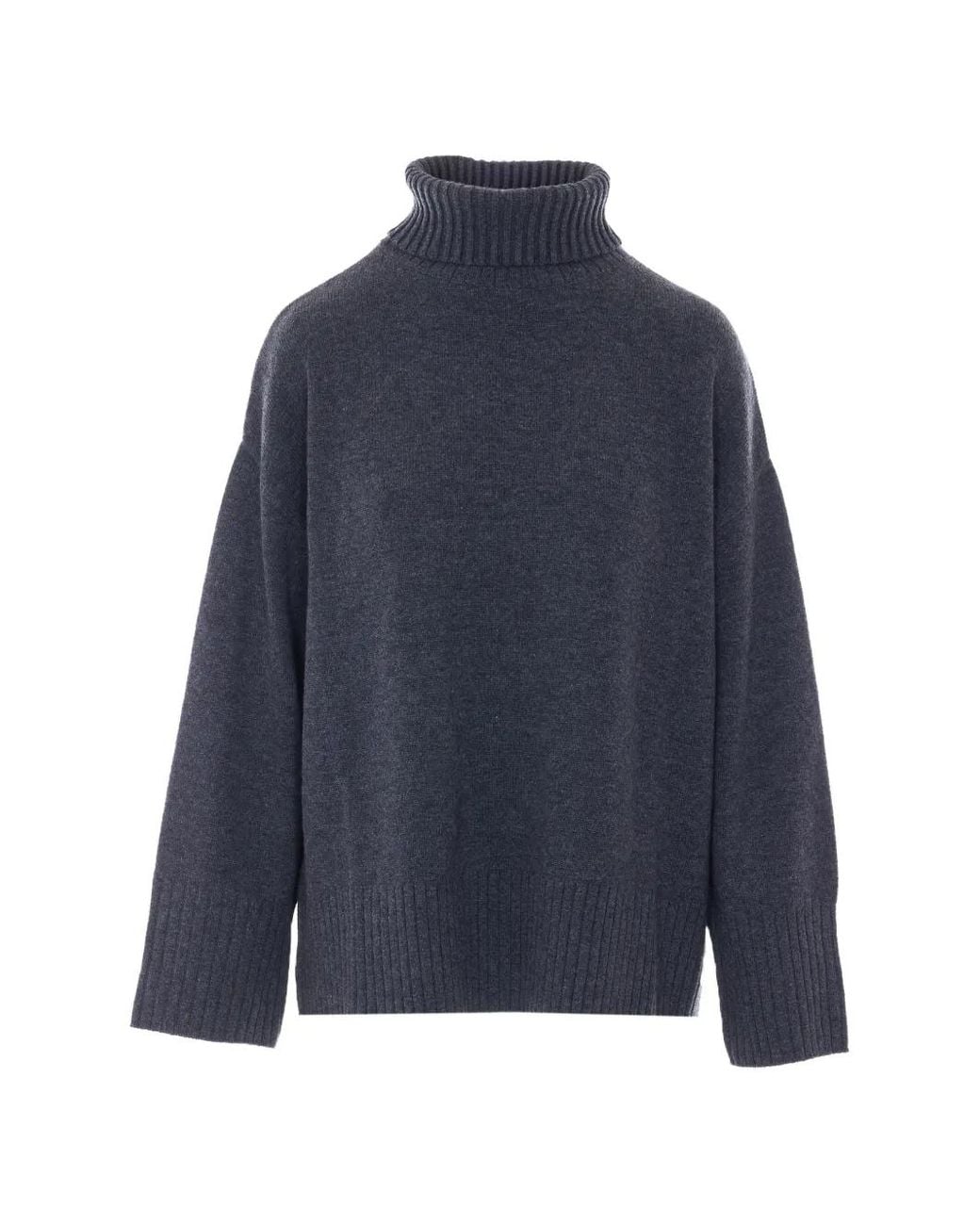 Pinko Blue Wool Cashmere Sweater