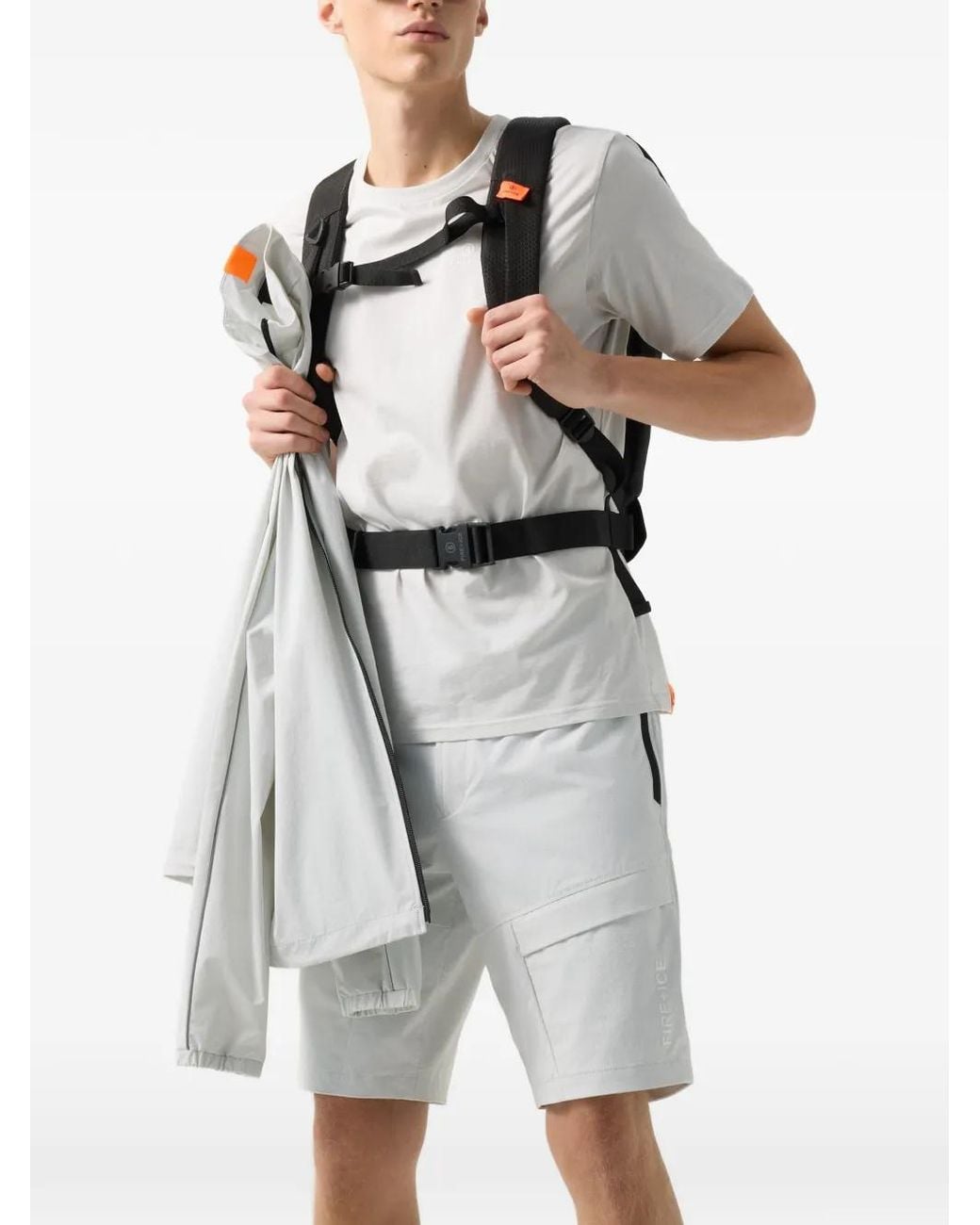 Bogner Fire + Ice Gray Caleb Ripstop Shorts for men