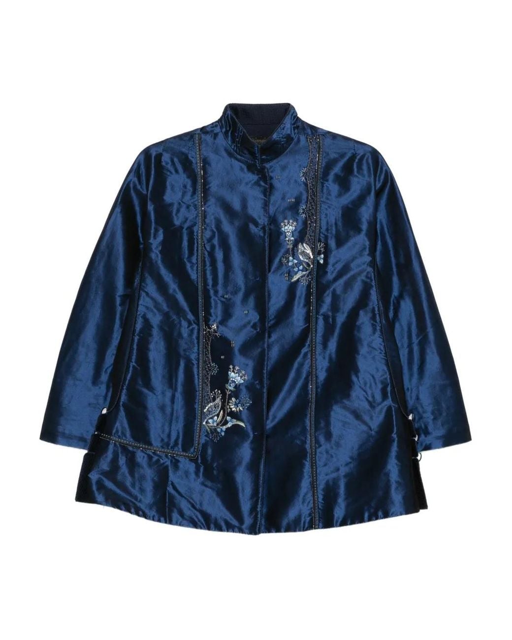Shiatzy Chen Blue Scope-Of-Curve Jacket