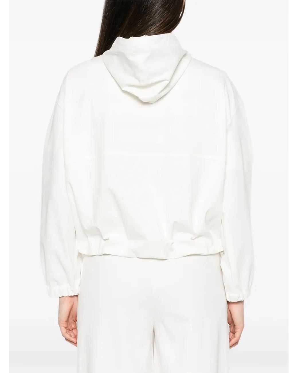 Panicale White Veste À Capuche