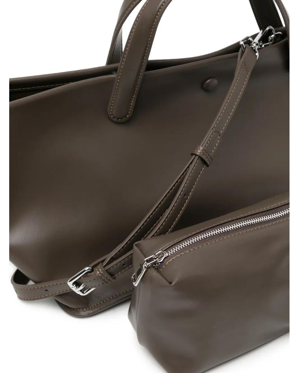 Senso Brown Daryl Calf Leather Tote Bag